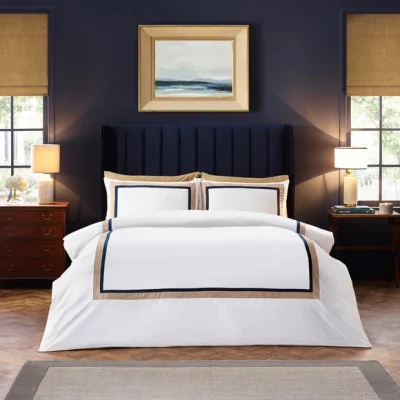 Dunelm Dorma Alderton 100% Cotton Sateen Duvet Cover & Pillowcase Set