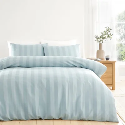 Dunelm Dixon Waffle 100% Cotton Duvet Cover & Pillowcase Set