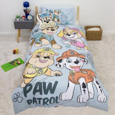 Dunelm Paw Patrol Sketchy Polycotton Duvet Cover & Pillowcase Set