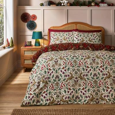Dunelm Heritage Brushed Cotton Duvet Cover & Pillowcase Set