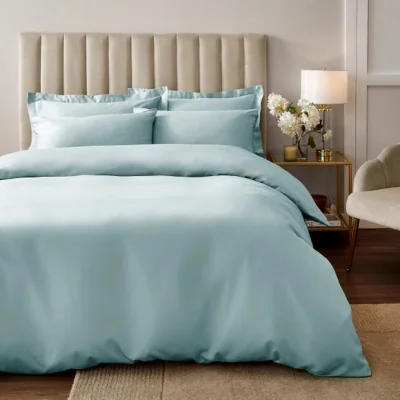 Dunelm Soft & Silky Duvet Cover and Pillowcase Set Mineral