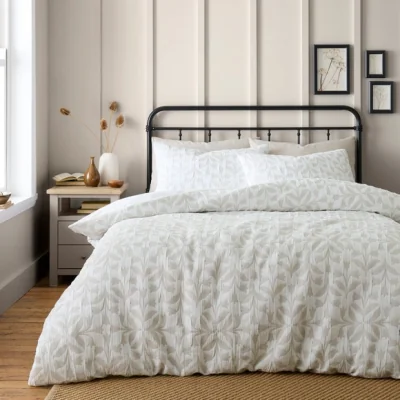 Dunelm Elise Tulip Microfibre Duvet Cover & Pillowcase Set