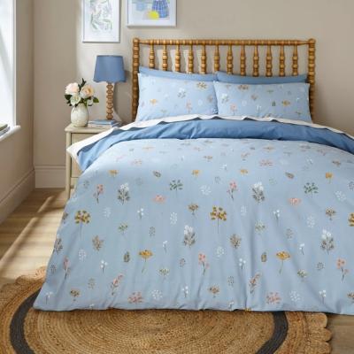 Dunelm Scattered Cow Parsley 100% Cotton Duvet Cover & Pillowcase Set