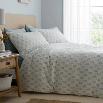 Dunelm Dreams n Drapes Block Floral Duvet Cover & Pillowcase Set