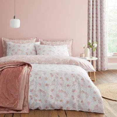 Dunelm Emma Floral Duvet Cover & Pillowcase Set