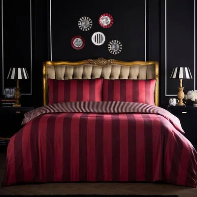 Dunelm Laurence Llewelyn-Bowen Festivo Circus Stripe 100% Cotton Duvet Cover & Pillowcase Set