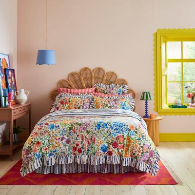 Dunelm Sophie Robinson Sunshine Flowers 100% Cotton Duvet Cover & Pillowcase Set