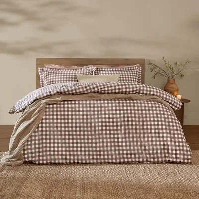 Dunelm YARD Barton 100% Cotton Duvet Cover & Pillowcase Set