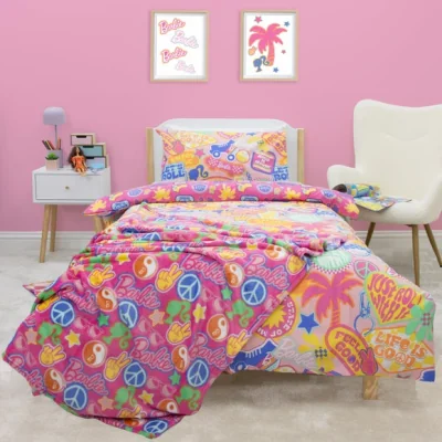 Dunelm Barbie Duvet Cover and Pillowcase Set