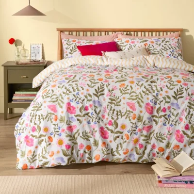 Dunelm furn. Summer Solstice Polycotton Duvet Cover & Pillowcase Set