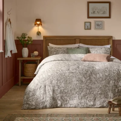 Dunelm Voyage Cademuir 100% Cotton Duvet Cover & Pillowcase Set