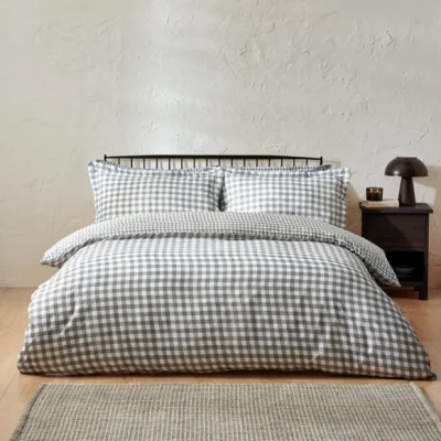 Dunelm YARD Barton 100% Cotton Duvet Cover & Pillowcase Set