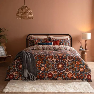 Dunelm furn. Kinfolk Duvet Cover and Pillowcase Set
