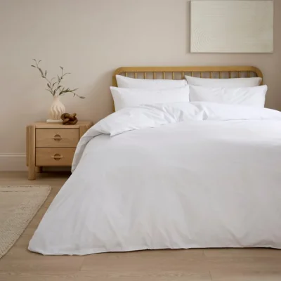 Dunelm Fogarty Anti Allergy 100% Cotton Duvet Cover & Pillowcase Set