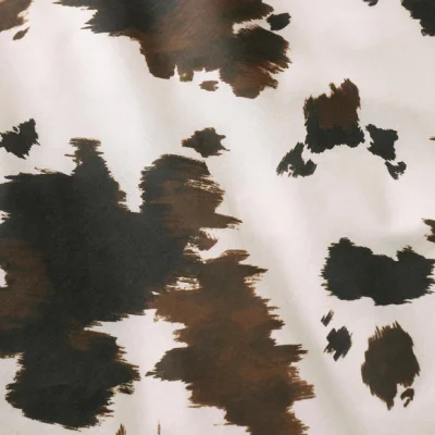Dunelm Fusion Cow Print Polycotton Duvet Cover & Pillowcase Set