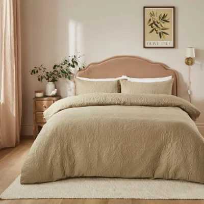 Dunelm Pinsonic Microfibre Duvet Cover & Pillowcase Set