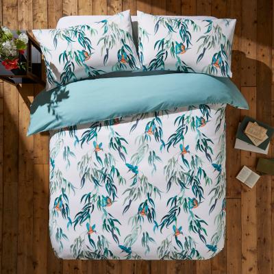 Dunelm Kingfisher Duvet Cover & Pillowcase Set Natural