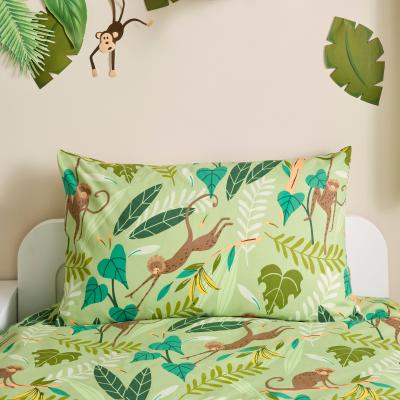Dunelm Monkey Single Duvet Cover and Pillowcase Set