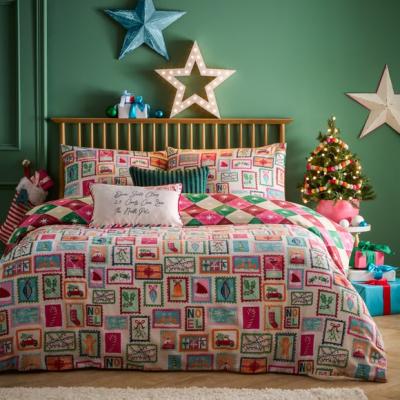 Dunelm furn. Dear Santa Duvet Cover and Pillowcase Set