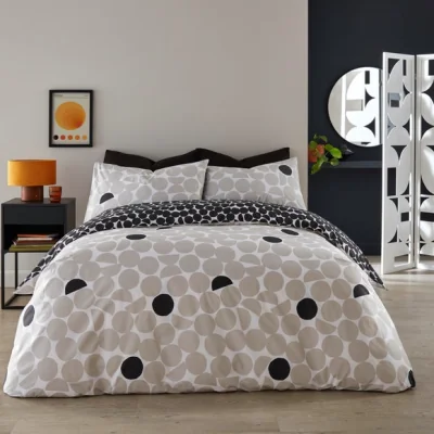 Dunelm Ingo Duvet Cover and Pillowcase Set Natural Natural