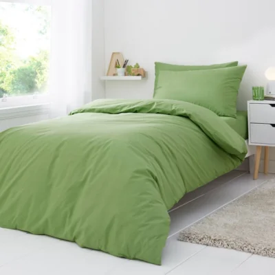 Dunelm Pure Cotton Quilt Cover and Pillowcase Set