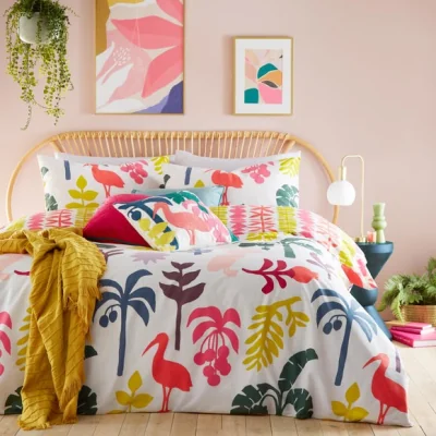 Dunelm furn. Marula Duvet Cover and Pillowcase Set MultiColoured