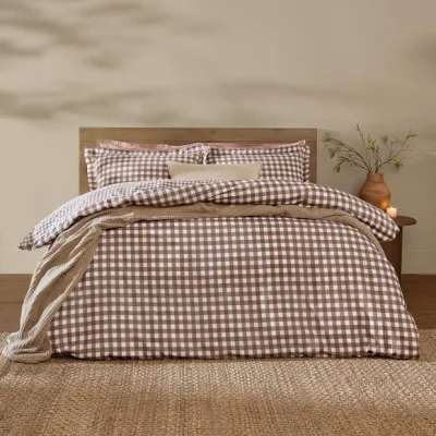 Dunelm YARD Barton 100% Cotton Duvet Cover & Pillowcase Set