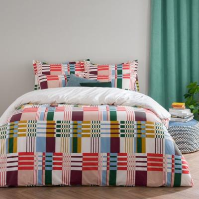 Dunelm Elements Ryker 100% Cotton Duvet Cover and Pillowcase Set