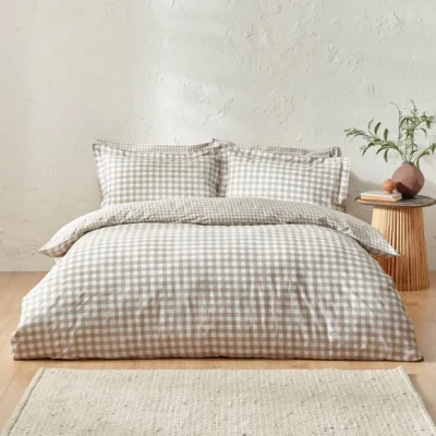 Dunelm YARD Barton 100% Cotton Duvet Cover & Pillowcase Set