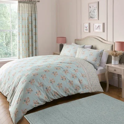 Dunelm Lorena Patchwork Polycotton Duvet Cover & Pillowcase Set