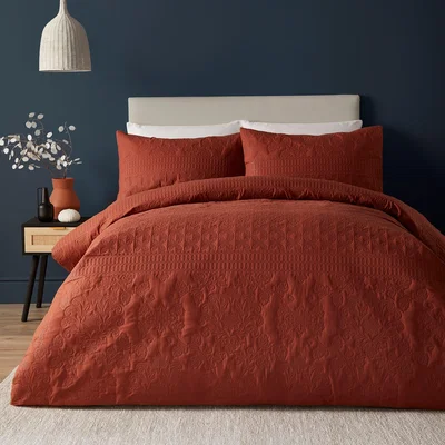 Dunelm Serene Avery Stripe Duvet Cover and Pillowcase Set