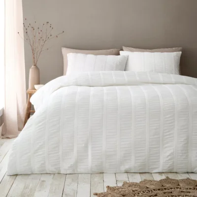 Dunelm Pineapple Elephant Waffle Seersucker Duvet Cover & Pillowcase Set