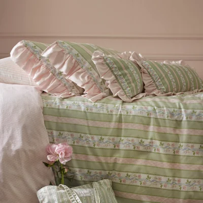French Bedroom Regency Rose Bed Linen Set (King Set)