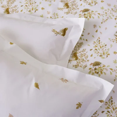 French Bedroom Woodland Friends Bed Linen Set by Sophie Allport (King Set)