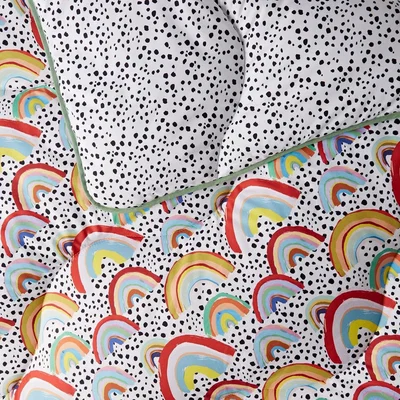 Habitat Night Lark Seasonal Rainbow 10.5 Tog Duvet Set - Double
