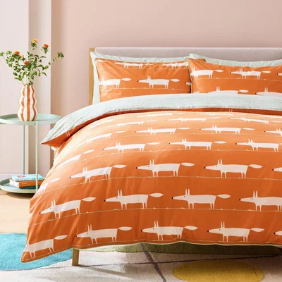 Habitat Habitat x Scion Cotton Mr Fox Family Bedding Set - Double