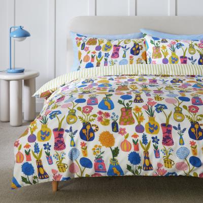 Habitat Habitat Floral Vases Print Bedding Set - King size
