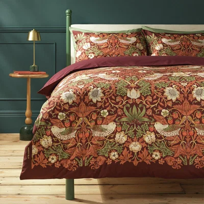 Habitat Habitat xMorris & Co. Strawberry Thief Bedding Set-Superking