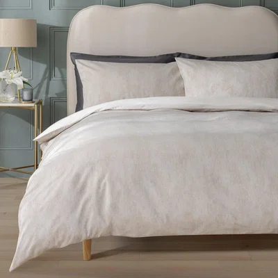 Habitat Habitat Metallic Jacquard Cream Bedding Set - King size