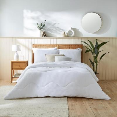 Habitat Night Lark Cotton Waffle Coverless Duvet Set - Double