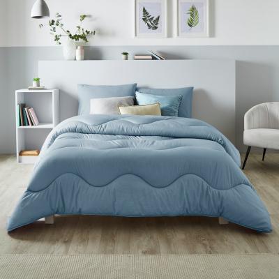 Habitat Night Lark Linen Twilight 4.5 Tog Duvet Set - King