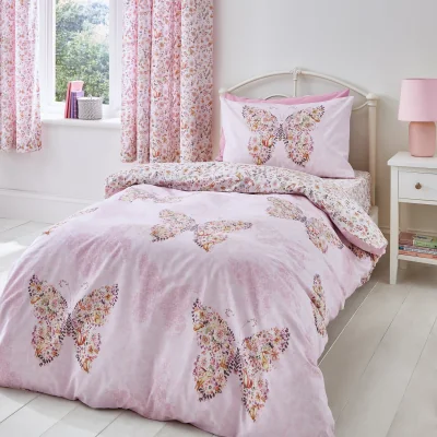 Habitat Catherine Lansfield Enchanted Butterfly Bedding Set - Single