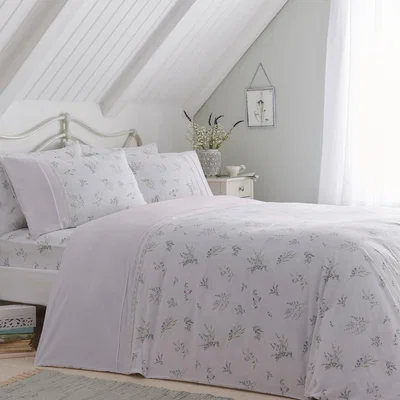 Habitat Dreams & Drapes Decorative Chloe Lilac Bedding Set-Superking