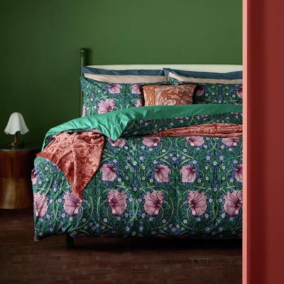 Habitat Habitat x Morris &Co. Cotton Pimpernel Bedding Set-Superking