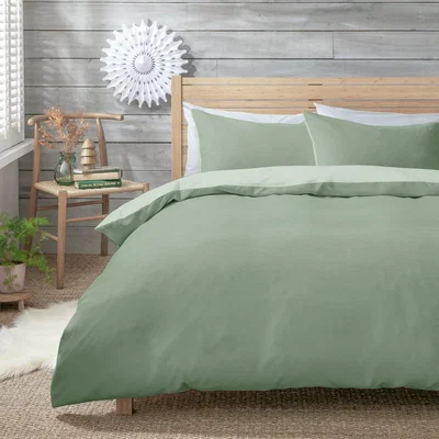 Habitat Habitat Cord Light Green Bedding Set - King size