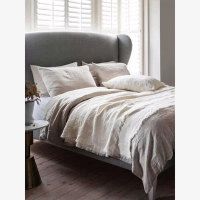John Lewis Piglet in bed Linen Crinkle Throw