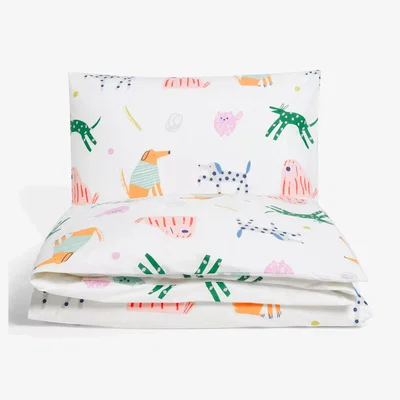 John Lewis John Lewis ANYDAY Park Pals Reversible Duvet Cover and Pillowcase Set