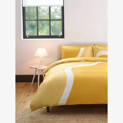 John Lewis Jasper Conran London 300 Cotton Thread Count Wave Duvet Set, Bamboo