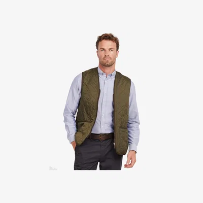 John Lewis Barbour Polarquilt Diamond Quilt Gilet, Navy