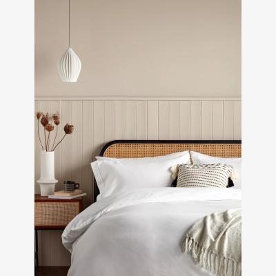 John Lewis John Lewis 100% Linen Ladder Easy Care Bedding, White